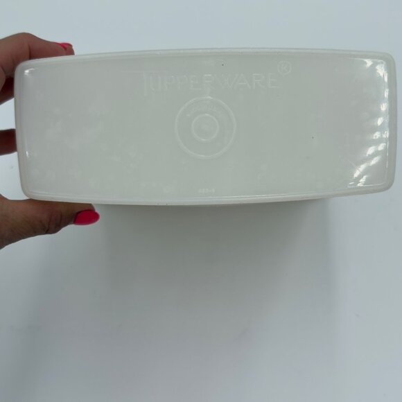 VTG Tupperware Super Cereal Keeper Storage Container 469-9 Spout Flip Lid - Picture 7 of 11